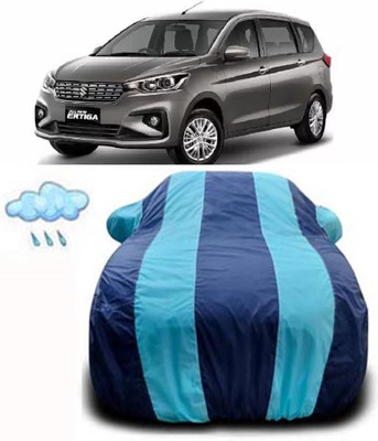 Aoriyon Car Cover For Maruti Suzuki Ertiga (With Mirror Pockets)(Blue)