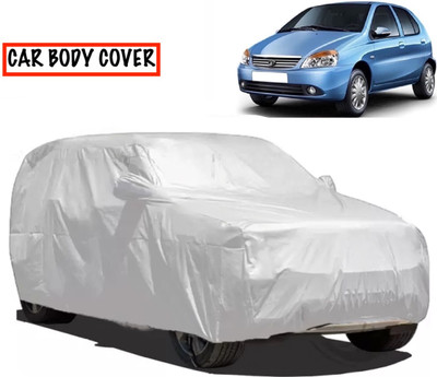 S Shine Max Car Cover For Tata Indica (With Mirror Pockets)(Silver)