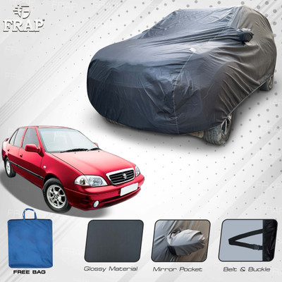 Frap Car Cover For Maruti Suzuki Esteem, Esteem AX, Esteem D, Esteem LX, Esteem VX (With Mirror Pockets)(Grey)