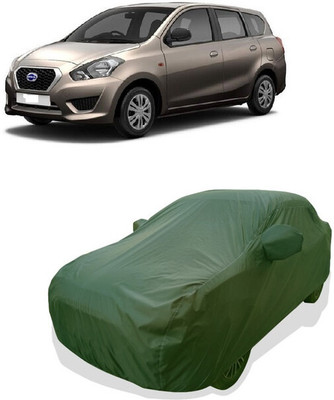 Tricway Car Cover For Datsun GO Plus A EPS (With Mirror Pockets)(Green)