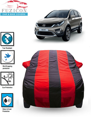 FUZICON Car Cover For Tata Hexa XT 4X4 (With Mirror Pockets)(Blue, Red)