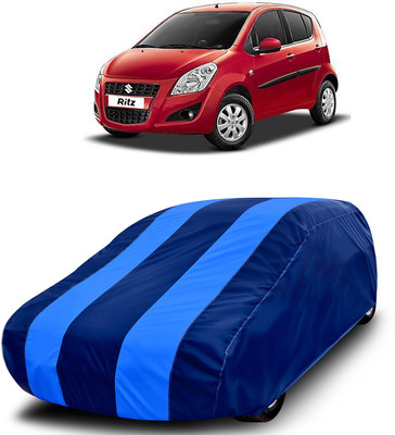 MoTRoX Car Cover For Maruti Suzuki Ritz (Without Mirror Pockets)(Blue, Blue)