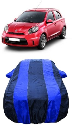 Wegather Car Cover For Nissan Micra Active XV (With Mirror Pockets)(Blue)