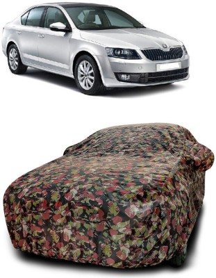 DIGGU Car Cover For Skoda Octavia 1.4 TSI MT Ambition Petrol (With Mirror Pockets)(Multicolor)