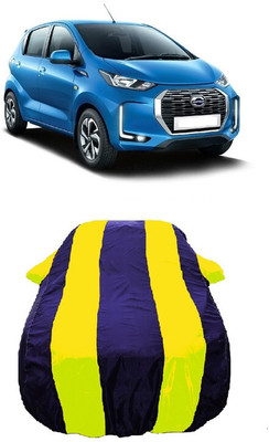 Wegather Car Cover For Datsun Redi GO A (With Mirror Pockets)(Yellow)