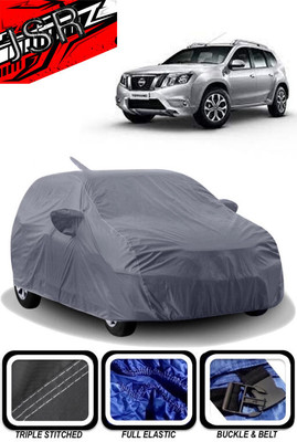 J S R Car Cover For Nissan Terrano (With Mirror Pockets)(Grey)
