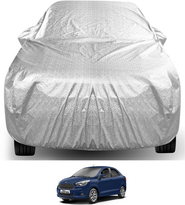 Auto Hub Car Cover For Ford Figo Aspire (With Mirror Pockets)(Silver)