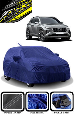 FRONCH Car Cover For Hyundai Tucson (With Mirror Pockets)(Blue)
