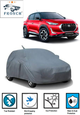 FRONCH Car Cover For Nissan Magnite (With Mirror Pockets)(Grey)