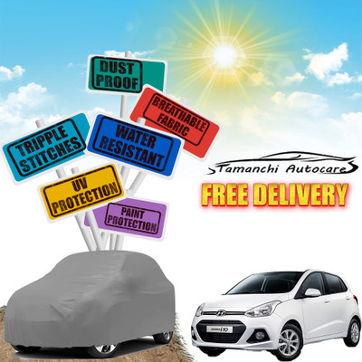 Tamanchi Autocare Car Cover For Hyundai Grand i10(Grey)