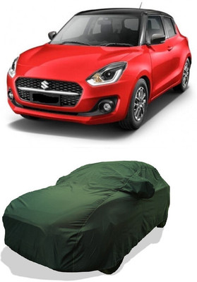 Coxtor Car Cover For Maruti Suzuki Swift AMT ZXI (With Mirror Pockets)(Green)