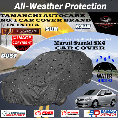 Tamanchi Autocare Car Cover For Maruti Suzuki SX4(Grey)