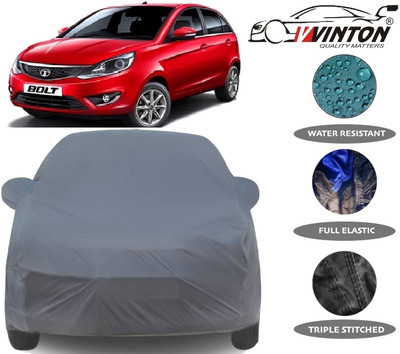 V VINTON Car Cover For Tata Bolt (With Mirror Pockets)(Grey)
