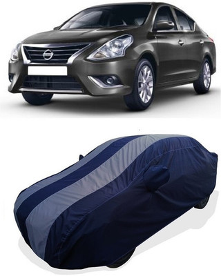 Coxtor Car Cover For Nissan Sunny XL D Diesel (With Mirror Pockets)(Grey)