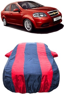 Wegather Car Cover For Chevrolet Aveo Parx Silver(Red)