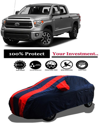 Amexride Car Cover For Toyota Tundra 4.6L V8 (With Mirror Pockets)(Red)