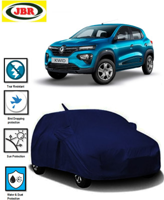JBR Car Cover For Renault Kwid (With Mirror Pockets)(Blue)