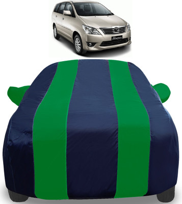 Auto Hub Car Cover For Toyota Innova (With Mirror Pockets)(Green)