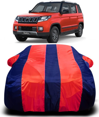 R Rayvin Star Car Cover For Mahindra TUV300 (With Mirror Pockets)(Multicolor)