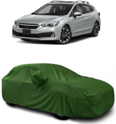 DIGGU Car Cover For Subaru Impreza (With Mirror Pockets)(Green)