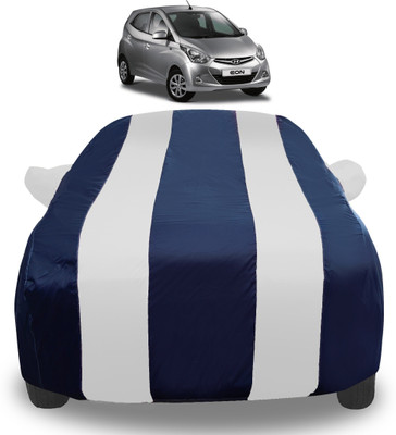 Auto Hub Car Cover For Hyundai Eon (With Mirror Pockets)(Silver)