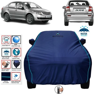 BOTAUTO Car Cover For Maruti Suzuki SX4, SX4 1.2L (D), Universal For Car (With Mirror Pockets)(Blue, For 2008, 2009, 2010, 2011, 2012, 2013, 2014, 2015, 2016, 2017, 2018, 2019, 2020, 2021, 2022, 2023 Models)