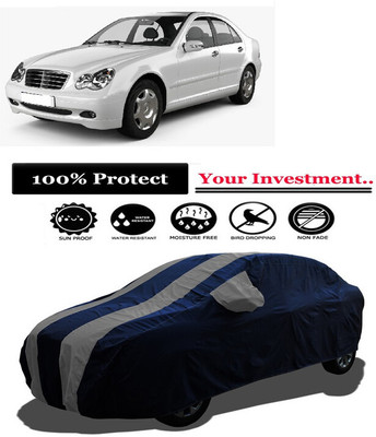Amexride Car Cover For Mercedes Benz C-Class W203 (With Mirror Pockets)(Grey)