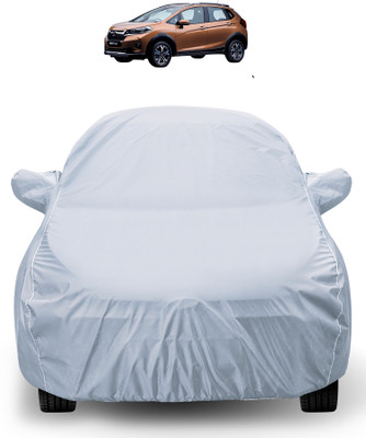 Auto Hub Car Cover For Honda WR-V (With Mirror Pockets)(Silver)