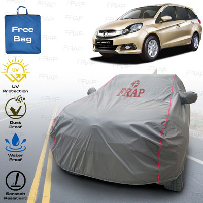 Frap Car Cover For Honda Mobilio (With Mirror Pockets)(Grey, Red)