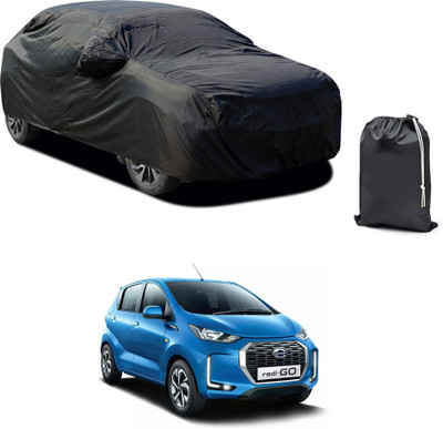 PAGORA Car Cover For Datsun Redi GO 1.0 S (With Mirror Pockets)(Black)