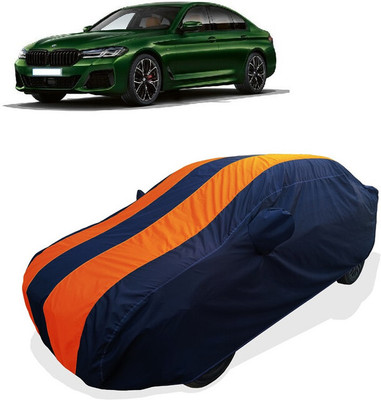 Coxtor Car Cover For BMW 5 Series E60 530D (With Mirror Pockets)(Orange)