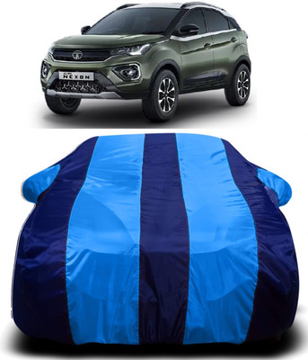 R Rayvin Star Car Cover For Tata Nexon (With Mirror Pockets)(Multicolor)