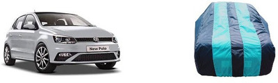 SRI GORAKHNATH TRADERS Car Cover For Volkswagen Polo (Without Mirror Pockets)(Blue, Multicolor)
