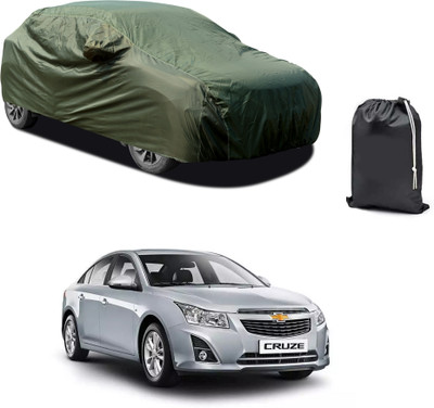 GOSHIV-car and bike accessories Car Cover For Chevrolet Cruze (With Mirror Pockets)(Green)