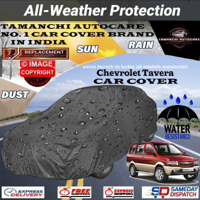 Tamanchi Autocare Car Cover For Chevrolet Tavera(Grey)