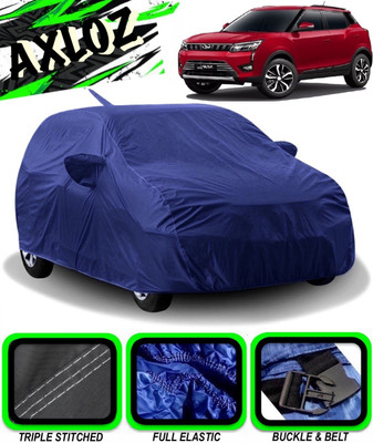 AXLOZ Car Cover For Mahindra XUV 300 (With Mirror Pockets)(Blue)