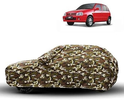 High Life Car Cover For Maruti Suzuki Zen (With Mirror Pockets)(Green)