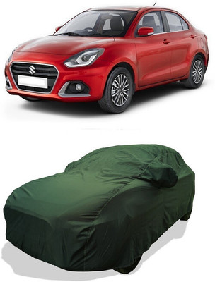 Coxtor Car Cover For Maruti Suzuki Swift Dzire EX (With Mirror Pockets)(Green)
