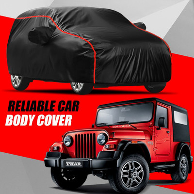 S Shine Max Car Cover For Mahindra Thar (With Mirror Pockets)(Multicolor)