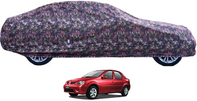 MOCKHE Car Cover For Mahindra Logan (With Mirror Pockets)(Green)