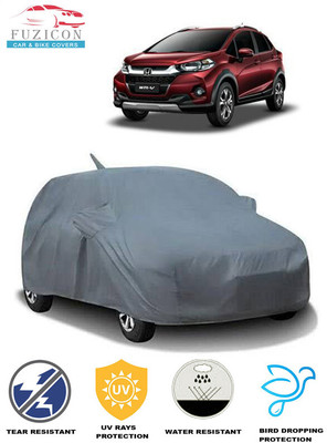 FUZICON Car Cover For Honda WR-V (With Mirror Pockets)(Grey)