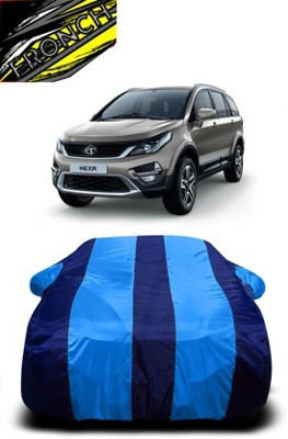 FRONCH Car Cover For Tata Hexa (With Mirror Pockets)(Blue)