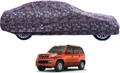MOCKHE Car Cover For Mahindra TUV300 (With Mirror Pockets)(Green)