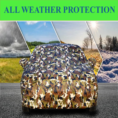 WSK Car Cover For Honda WR-V (With Mirror Pockets)(Multicolor)