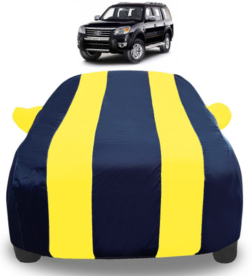 Amanzo Car Cover For Ford Endeavour (With Mirror Pockets)(Yellow)