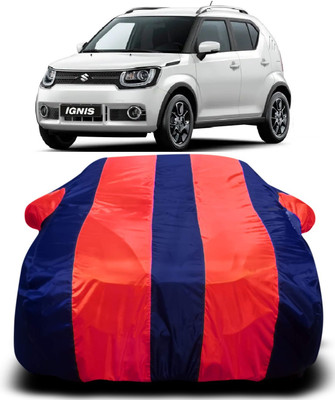 Swarish Car Cover For Maruti Suzuki Ignis (With Mirror Pockets)(Multicolor)