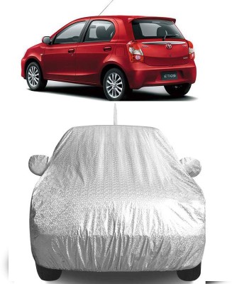 CFK Car Cover For Toyota Etios Liva(Silver, For 2013 Models)