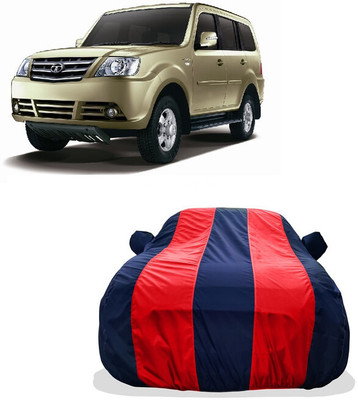 Tricway Car Cover For Tata Grand Dicor (With Mirror Pockets)(Red)