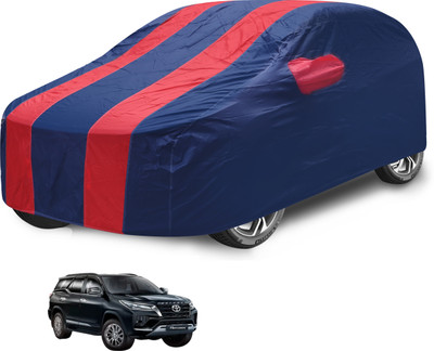 MOCKHE Car Cover For Toyota Fortuner (With Mirror Pockets)(Red)