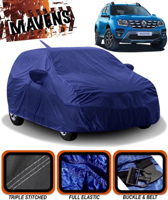 MAVENS Car Cover For Renault Duster (With Mirror Pockets)(Blue)